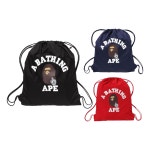 베이프 고 에이프 포인터 칼리지 냅색 BAPEC 3컬러 GO APE POINTER COLLEGE KNAPSACK BAPEC 네이비 : 와쿠와쿠재팬