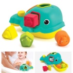 아기 물에뜨는 고래 목욕놀이 도형블럭 장난감 유아용품 샤워 애기 아이 목욕탕 욕조 : 바이풀샵
