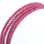 루비 라운드컷 착색 극소(약2mm) (1줄) 깨알원석비즈 부자재 g1709-15 : 디어데코 스토어