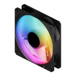 120mm PWM 팬 – 고성능 4핀 + 3핀 주소 지정 가능한 RGB LED 조용한 케이스 속도 조절 가능 게이밍 PC 및 CPU 냉각 Foxtec용 : 지원HOK06