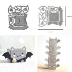 작은 선물 상자 토끼 여우와 사슴 추가 금속 커팅 다이 엠보싱 다이컷 카드 만들기 스크랩북킹 공예 1. H6314 : 해외다모아3호점