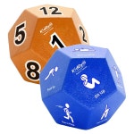 초등 체육수업 피트 숫자모양 주사위 2종세트 학교기관 태권도장 하체운동 체험놀이터 : 주주고55