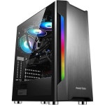 컴퓨터 케이스 본체 컴퓨터본체 PC 게임 핑크 미드 타워 EATXATXMATXITXPC 강화 유리 사이드 패널 USB3.0USB2.0오디오 포트 RGB... 