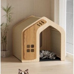 원목 강아지 집 하우스 침대 애견 반려견 실외 나무 펫하우스 우드 : LDA글로벌