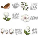 꽃 금속 절단 다이 새 엠보싱 다이컷 카드 제작 스크랩북 1. H7086 : 해외다모아14호점