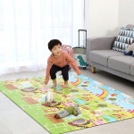 충무 아이키 양면쿠션 키즈 놀이방매트 225x140cm : 씨유니