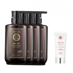 댕기머리 댕기머리 오리지널 뉴골드 샴푸 500ml(민감성) 4개+핑크 톤업 선크림 50ml 증정 : 씨유니
