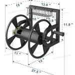 야외 정원 호스 릴 벽걸이 고강도 물걸이 랩퍼 1. 39 36 30cm : 에이치에스라이프몰46호점