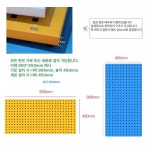 타공판 공구걸이대 카센터 공구함 보드 철물점 랙 공구카트 선반 공구 정비소 정리대 부품 : 하오픽