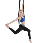 요가 해먹 플라잉스트랩 반대로 중력 반전을 위한 공중 프리미엄 실크 직물 스윙 : 베리소마켓