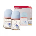 더블하트 [스타/다운로드] 모유실감 3세대 PPSU 꿈꾸는코끼리 160ml 트윈팩 (노꼭지) : 씨유니