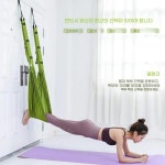 요가 해먹 플라잉스트랩 조정 가능한 공중 세트 스윙 스트레칭 스트랩 필라테스 액세서리 체육관 훈련 장비 삼각형 캠핑 : 베리소마켓