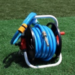 풀 세트 물 호스 17 M 호스 세트 릴 호스 호수 세차 세차 호스 호스 분사기 워터 샷 원예 : 탠저린샵