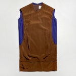 구호 레이온 배색 슬리브리스 원피스 G1285 : 어니크