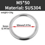 헬스 바이크 산업 대체 M615 20 25 30 35 40 45 50 55 60 70 80 90 100 304 스테인레스 스틸 링 원활한 용접 금속 연결 : 타겟상점