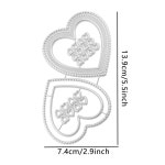 셰이커 모양하트 금속 절단 다이 발렌타인 데이 엠보싱 컷 카드 만들기 스크랩북 공예 1. H7672 : 최고쇼핑22호점