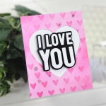 미니 하트 풍선 스크립트 금속 절단 다이 발렌타인 데이 포켓 스크랩북 카드 제작 1. H8882 : 성상트레이딩46