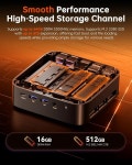 ACEMAGICIAN 미니 PC 게이밍 AMD Ryzen5 7430U 16GB DDR4 512GB SSD 4K 트리플디스플레이 WiFi6 BT5.2 : 섬이픽