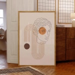 중세 세기 포스터 앤티크 조각 오렌지 아트 프린트 캔버스 페인팅 그림 거실 홈 데코 1. G1669-1 : 해외다모아1호점