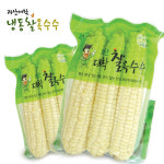 괴산 대학 냉동 찰옥수수 30개 (3개입x10팩/개당 15-17cm내외) : 명가일품