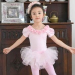 발레복 6세 대여 보관 유아동 유아 쇼핑 아동 예쁜 130 7세 관리 수업 디자인 여아 심 : 브라핑크