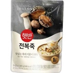 간편한 간편 전복죽 맛있는 5개 간편식 죽 비교 햇반 가격 구매 양 방법 야식 데우는 보관 : 해돋음