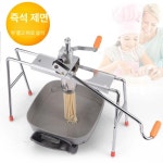 가정용 면제작기 머스코 04FQ25G 제면기 면뽑기 국수기계 파스타 제면 생면 레드 도장 바디+전해 A : 블루오션64