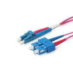 광점퍼코드 LC SC 광패치코드 LS-OM4-LCSC 3m, 1개 : KGEN