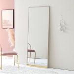 인테리어가구 M842 직각 전신거울 700x1700 받침대포함 3colors : 강사자난