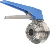 위생 스테인리스 304 트라이클램프 버터플라이 밸브 1인치 H6803-100 정확한 유량 제어 : 엄마직구17