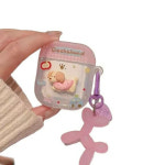 프로 4 3 2 1 세대 케이스 굿즈 Airpods3 Pro 2세대 휴대용 오디오 및 비디오 장비 이어폰 액세서리용 3D 개 패턴 보호 슬리브 : 산인고릴라