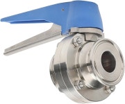 위생 스테인리스 304 트라이클램프 버터플라이 밸브 1인치 H6803-100 정확한 유량 제어 : 엄마직구17