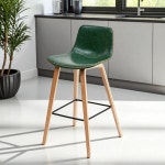 IGR-002 목재 빠의자(SH600/680) PU방석 절삭가능 : 아성가구