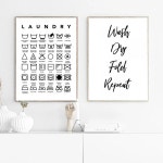 세탁 벽장식 재미 있은 표지판 캔버스 인쇄 포스터 워시 드라이 폴드 아트 그림 벽 1. 2 : 해외다모아30호점