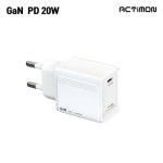 엑티몬 GaN 지원 PD 20W 고속 충전기 케이블 미포함 MON-PD20W-T1 : GOPLUG