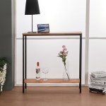 2단선반 거실선반장 스틸 엘다 원목선반 900x940 : 그린제트