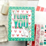 해피 발렌타인 데이 금속 절단 다이 투명 스탬프 스크랩북 앨범 종이 카드 제작 장식 공예 1. H8882 : 해외다모아41호점