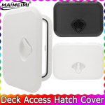 데크 접근 해치 커버 흰색 검정색 해양 방수 자외선 차단 미끄럼 방지 검사용 보트 요트 1. H0245-WHITE : 해외다모아32호점