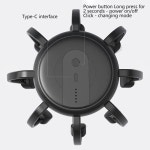 문어 자동 두피 스크래처 분리형 마사지 발톱 도구 머리 스크래치 1. Black : 해외다모아22호점