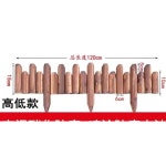 방부목 울타리 채소밭 원예 상품 경계석 화단 마당 목재 업다운헤드+말뚝ㅣ10x120cm : 수지니네스토엉