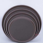 논슬립 카페트레이 PC 35.5cm 쟁반 원형hij264 : 샵팡K