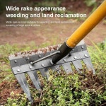 농기구 잡초제거 다용도형 탄소강 정원 손 갈퀴 농장 도구 잡초 노면 파쇄기 농업 손톱 써레 금속 : 제이해외유통