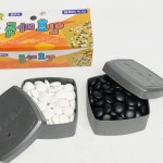 바둑 돌통 바둑알 보관함 게임 정리함 전통 놀이 용기 : 조은소품샵