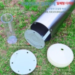 우량계 스테인리스 200mm 강우량 학교 빗물 체형 강우량계 측정 스텐 : 스페이스77