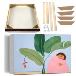 캔버스 포스터 그린 식물 아트 페인팅 프레임 해변 피규어 북유럽 프린트 그림 생활 1. H4499-A : 해외다모아31호점