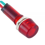 Yuco YC-9WRT-1R-220-10 9mm 레드 LED 표시기 미니어처 파일럿 라이트 220V AC DC 10개 팩 : 코지코너샵