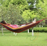 늘정 스트라이프 해먹 레드 캠핑해먹 휴대용간이침대 : 늘정이