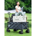 계단오르는카트 짐운반 다용도형 Y 수집형 야외 캠핑 차량 대형 푸시 트레일러 접이식 소형 카트 피크닉 : 제이해외유통