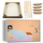 캔버스 포스터 그린 식물 아트 페인팅 프레임 해변 피규어 북유럽 프린트 그림 생활 1. H4499-A : 해외다모아31호점