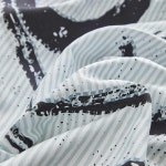 이불 커버 침구 트윈 퀸 킹 사이즈 북유럽 더블 싱글 그리드 트리 침대 린넨 1. tree branches : 해외다모아33호점